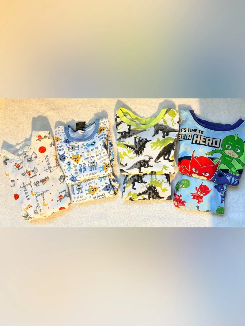 Boys 5/6 Pajama Lot Mixed Brands